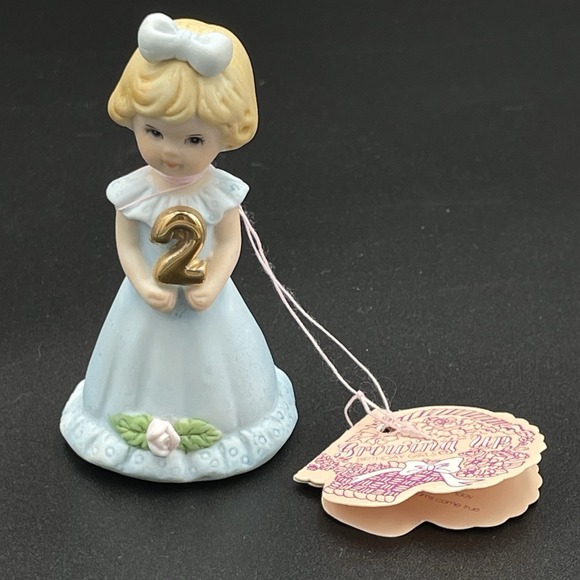 Enesco Other - Vintage ENESCO Growing Up Birthday Girls Age 2 1981 Blonde Doll Mint‎ W/ Tags